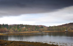 Ardtornish House across Loch Aline