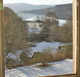 The view from the Top Flat in winter The view from the Top Flat in winter